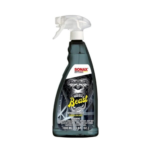 SONAX The Beast Wheel Cleaner, Color-Changing Non-Acid Formula - 1L