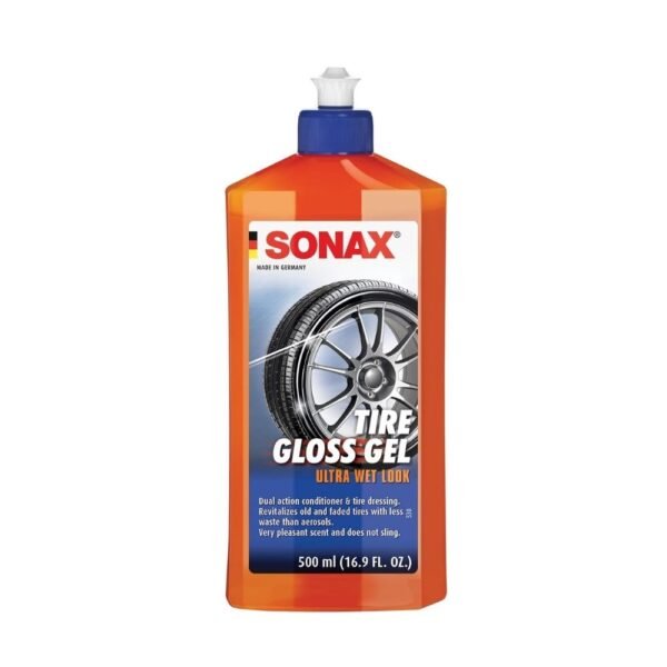 SONAX Tire Gloss Gel 235200, Long-Lasting Rubber Conditioner - 500ml