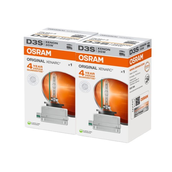 Osram 66340HBI Xenarc 35W D3S PK32D-5 4600K HID Xenon Light Bulb (2 Pack)